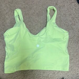 Lululemon align bright Green Tank Top